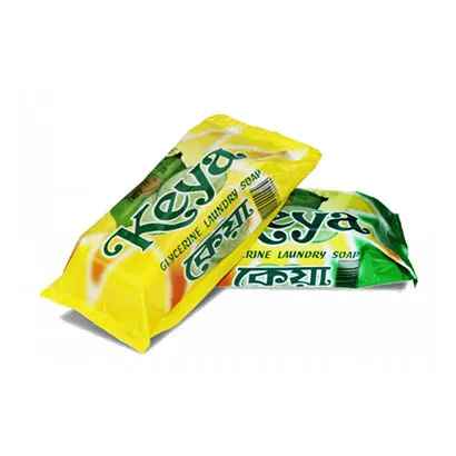 Keya Glycerine Laundry Soap (Multi color) 130 gm